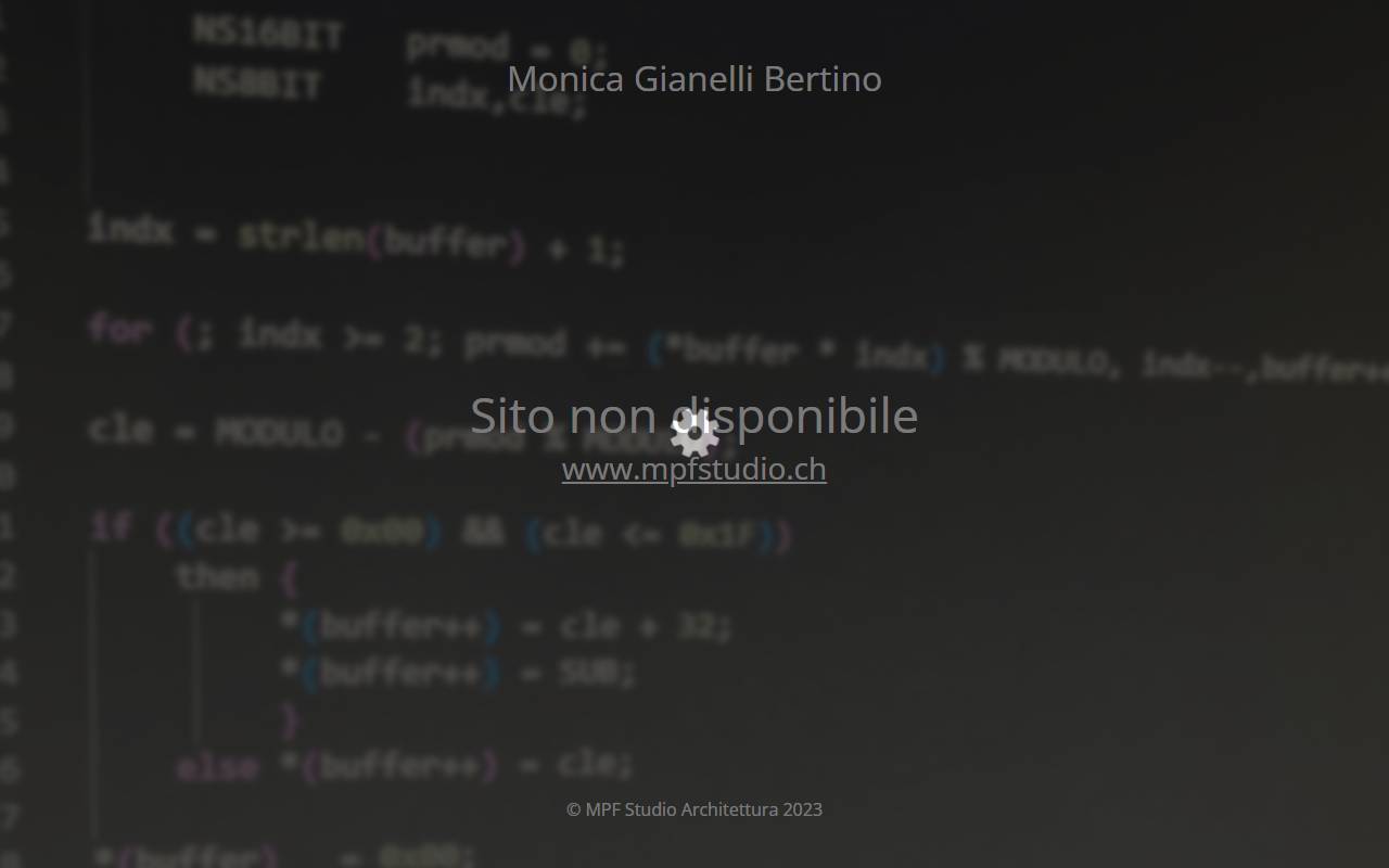 Anteprima del sito: MPF Studio architettura di Monica Gianelli Bertino