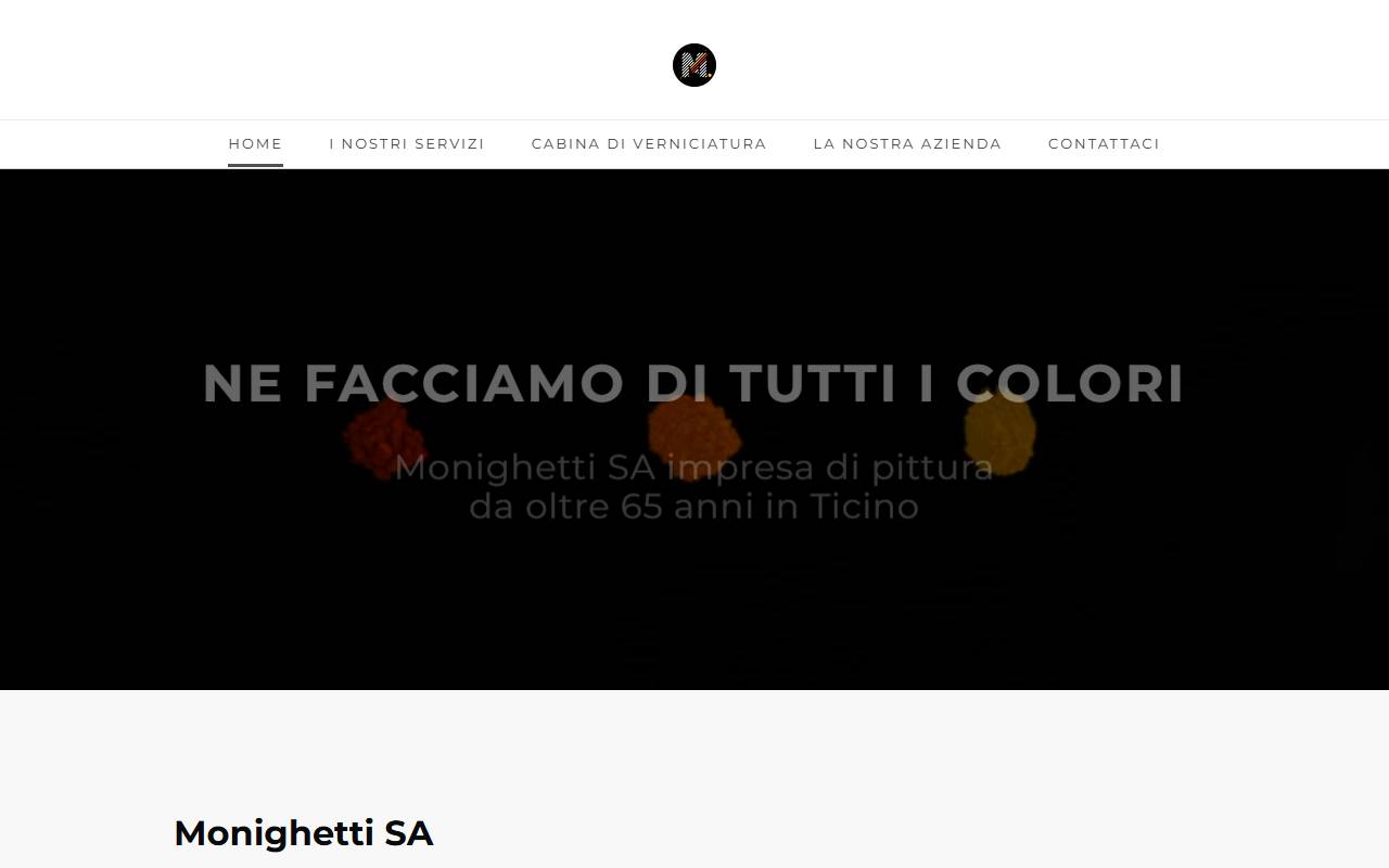 Anteprima del sito: Monighetti SA