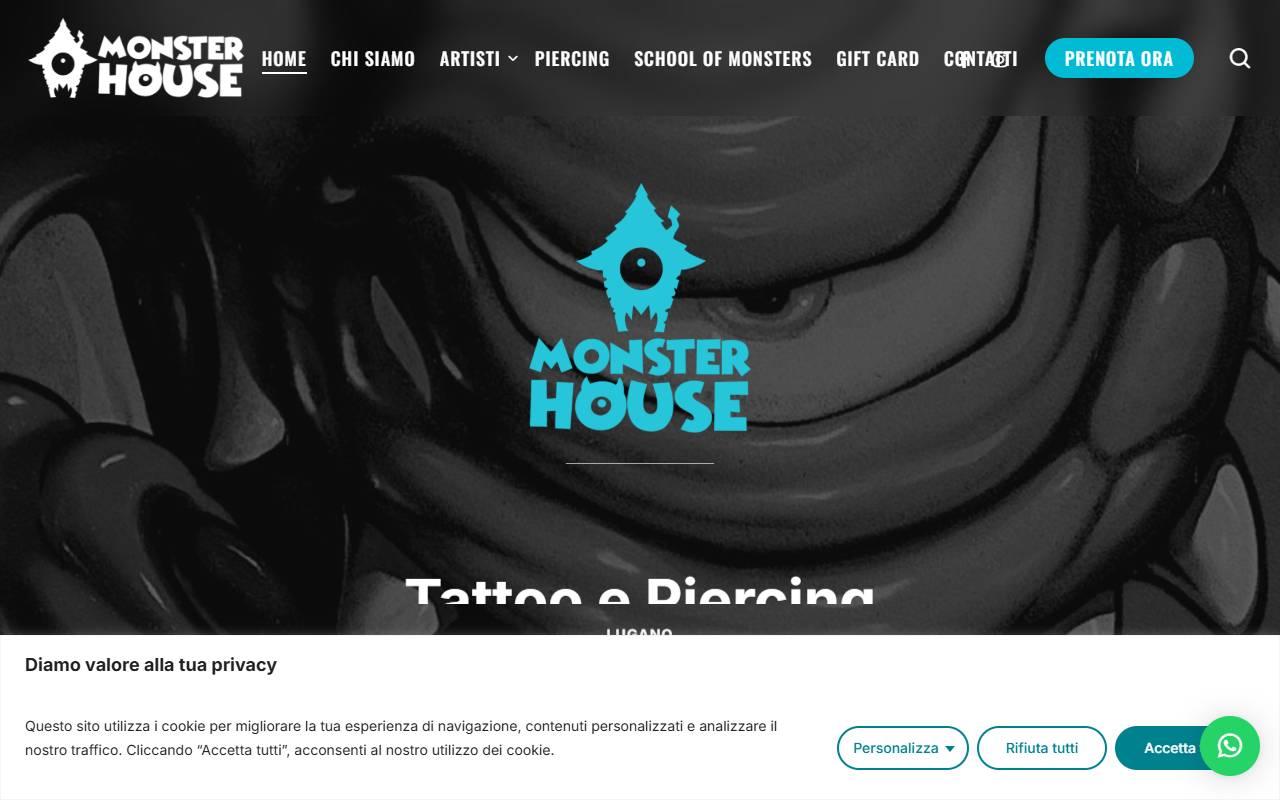 Anteprima del sito: MonsterHouse SA