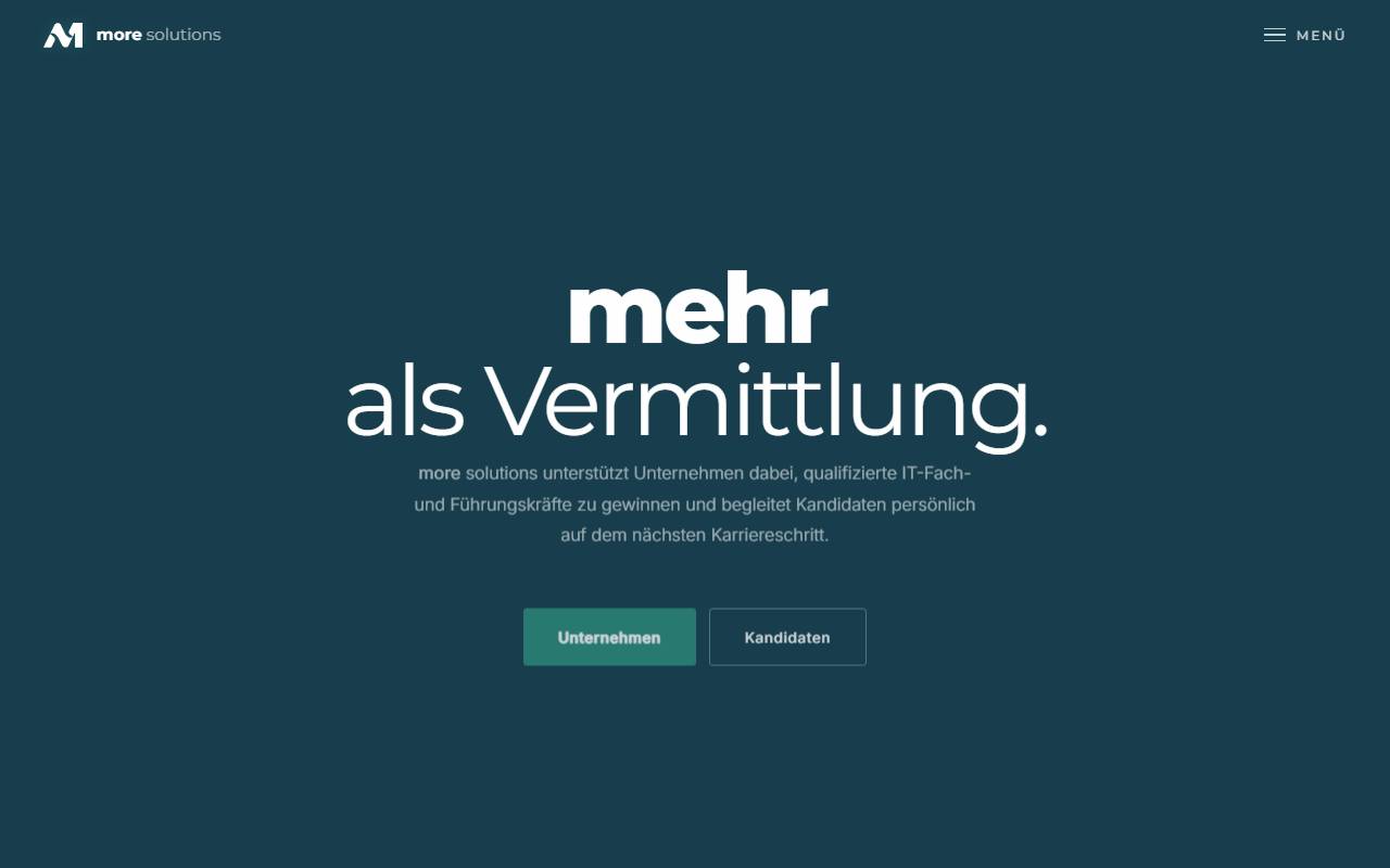 Anteprima del sito: More Solutions Sagl