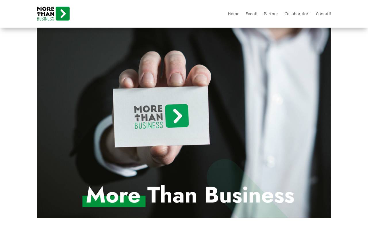 Anteprima del sito: More Than Business