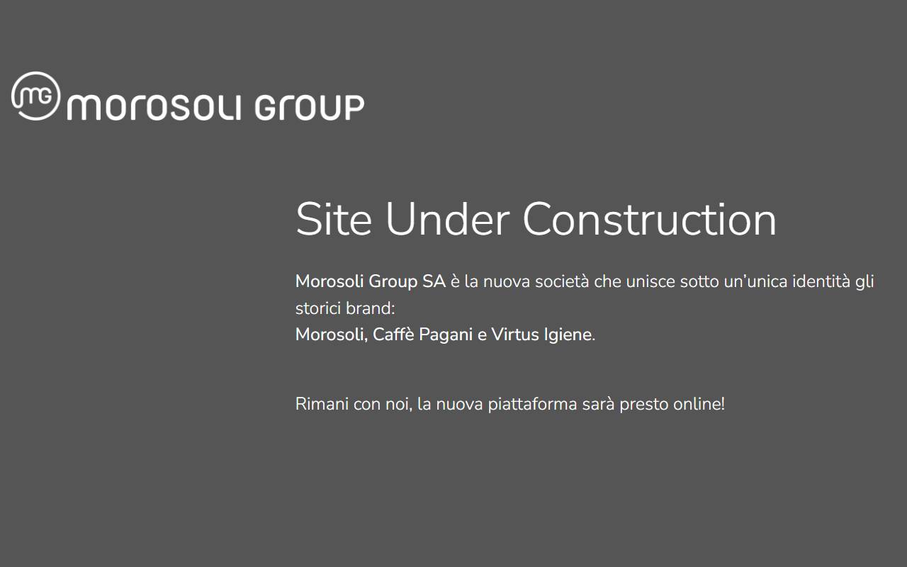 Anteprima del sito: Morosoli Group SA