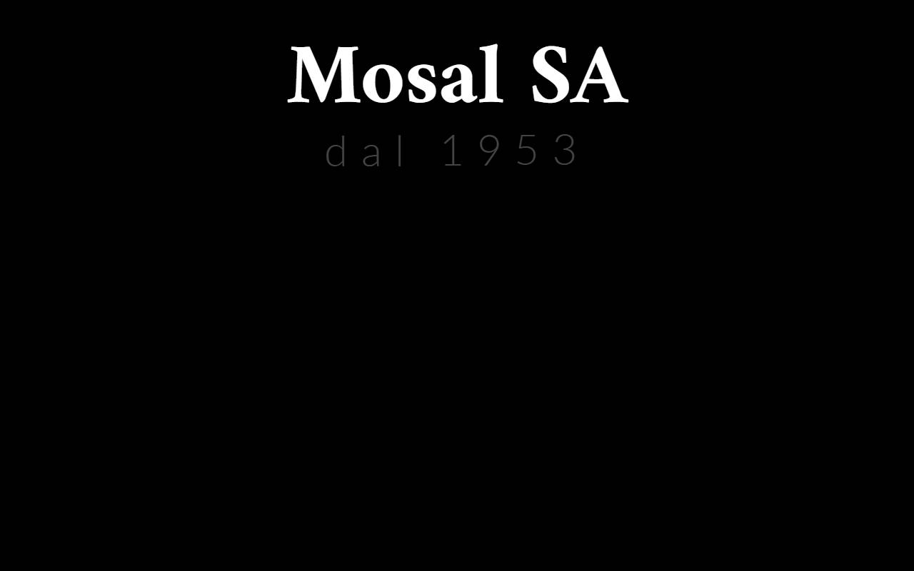 Anteprima del sito: Mosal SA