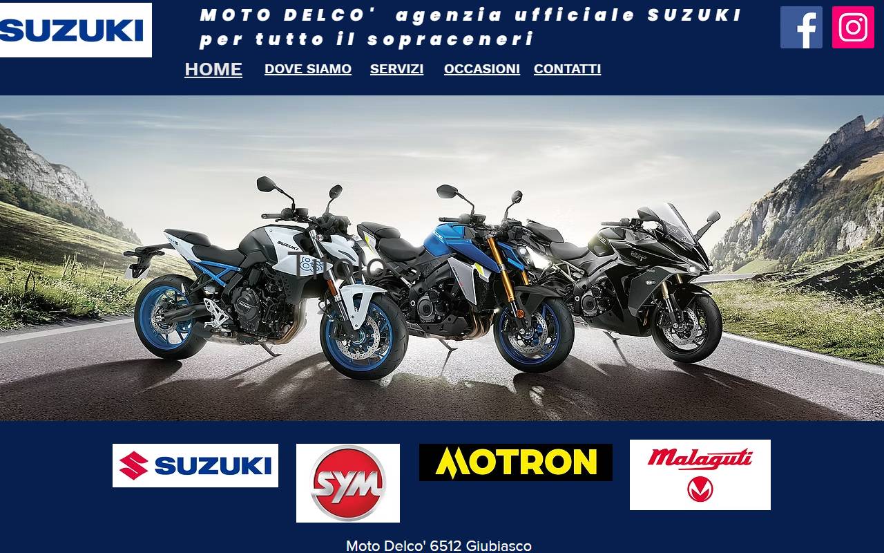 Anteprima del sito: MOTO DELCÒ