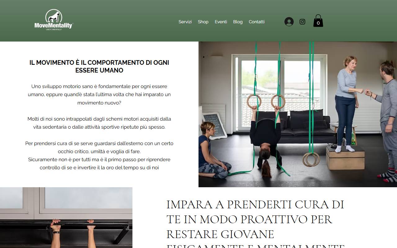 Anteprima del sito: MoveMentality Sagl