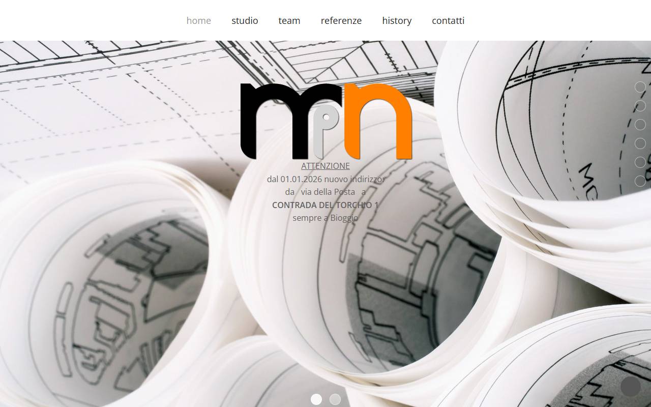 Anteprima del sito: MPN Ingegneria SA