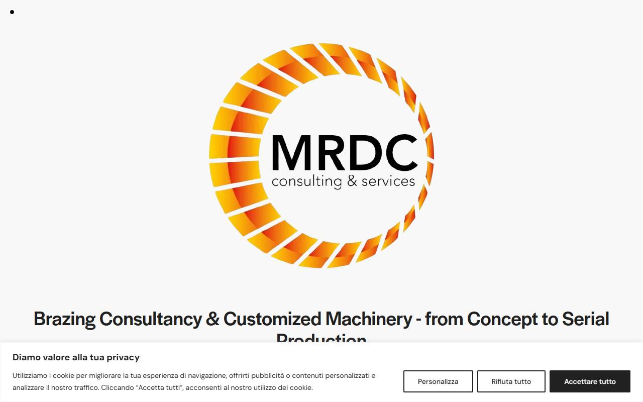 Anteprima del sito: MRDC Consulting & Services Sagl