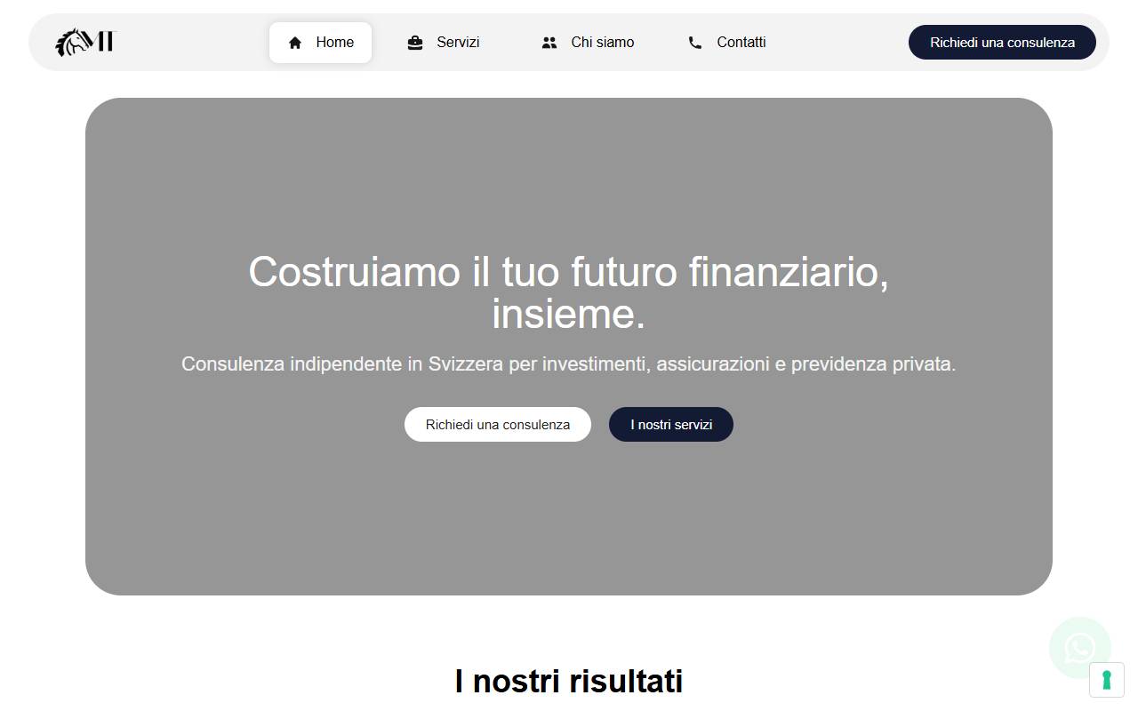 Anteprima del sito: MT Financial Consulting Sagl