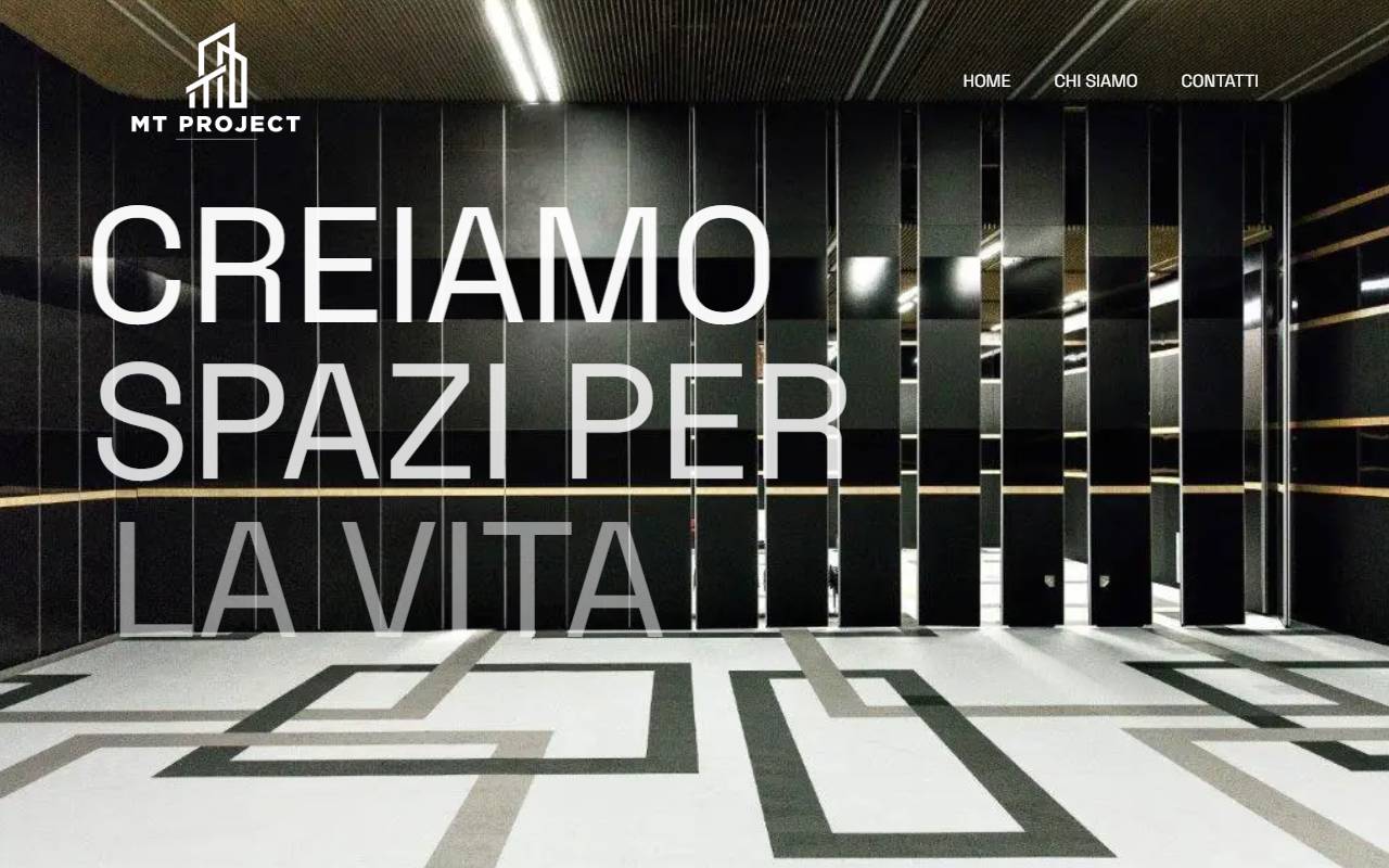 Anteprima del sito: MT Project Sagl