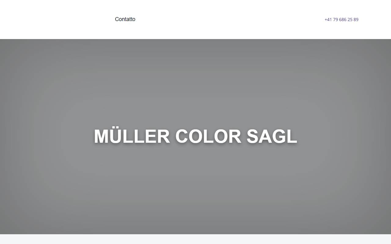 Anteprima del sito: Müller Color Sagl