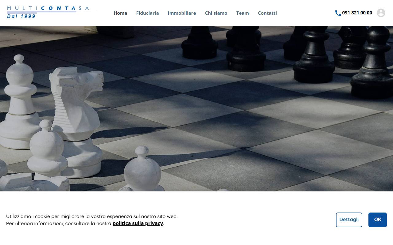 Anteprima del sito: Multiconta SA