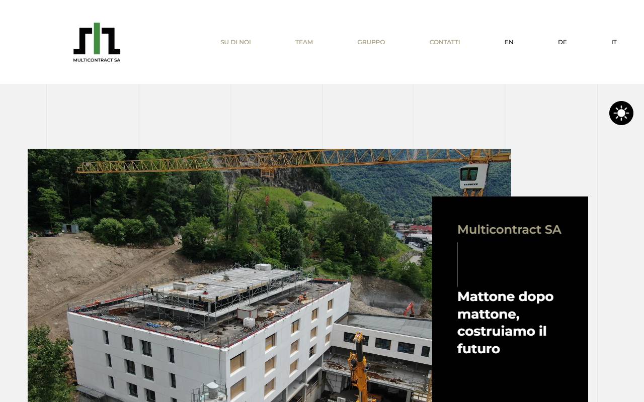 Anteprima del sito: Multicontract SA