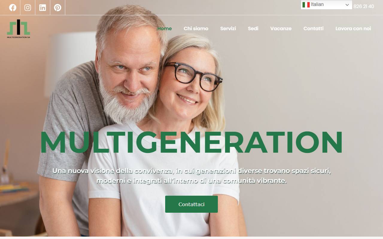 Anteprima del sito: MULTIGENERATION SA