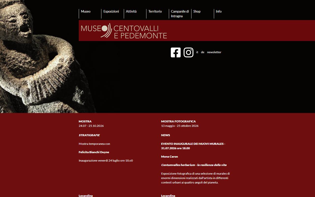 Anteprima del sito: Fondazione Museo Regionale delle Centovalli e del Pedemonte