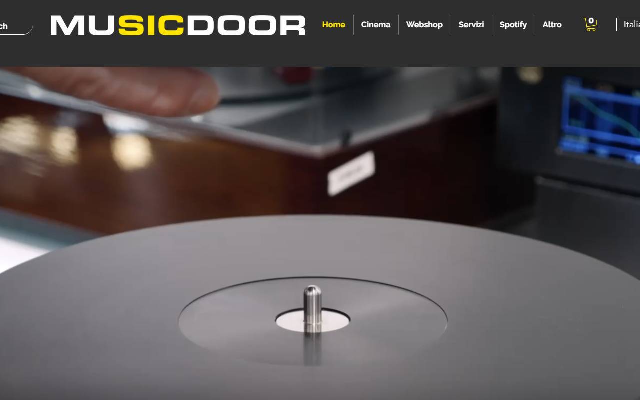 Anteprima del sito: Musicdoor HIFI SA