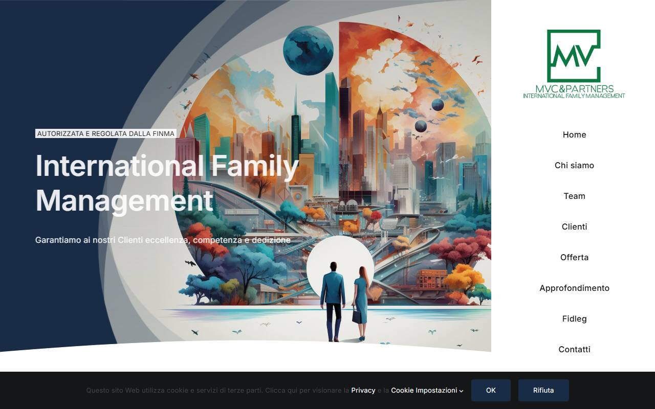 Anteprima del sito: MVC & PARTNERS SA
