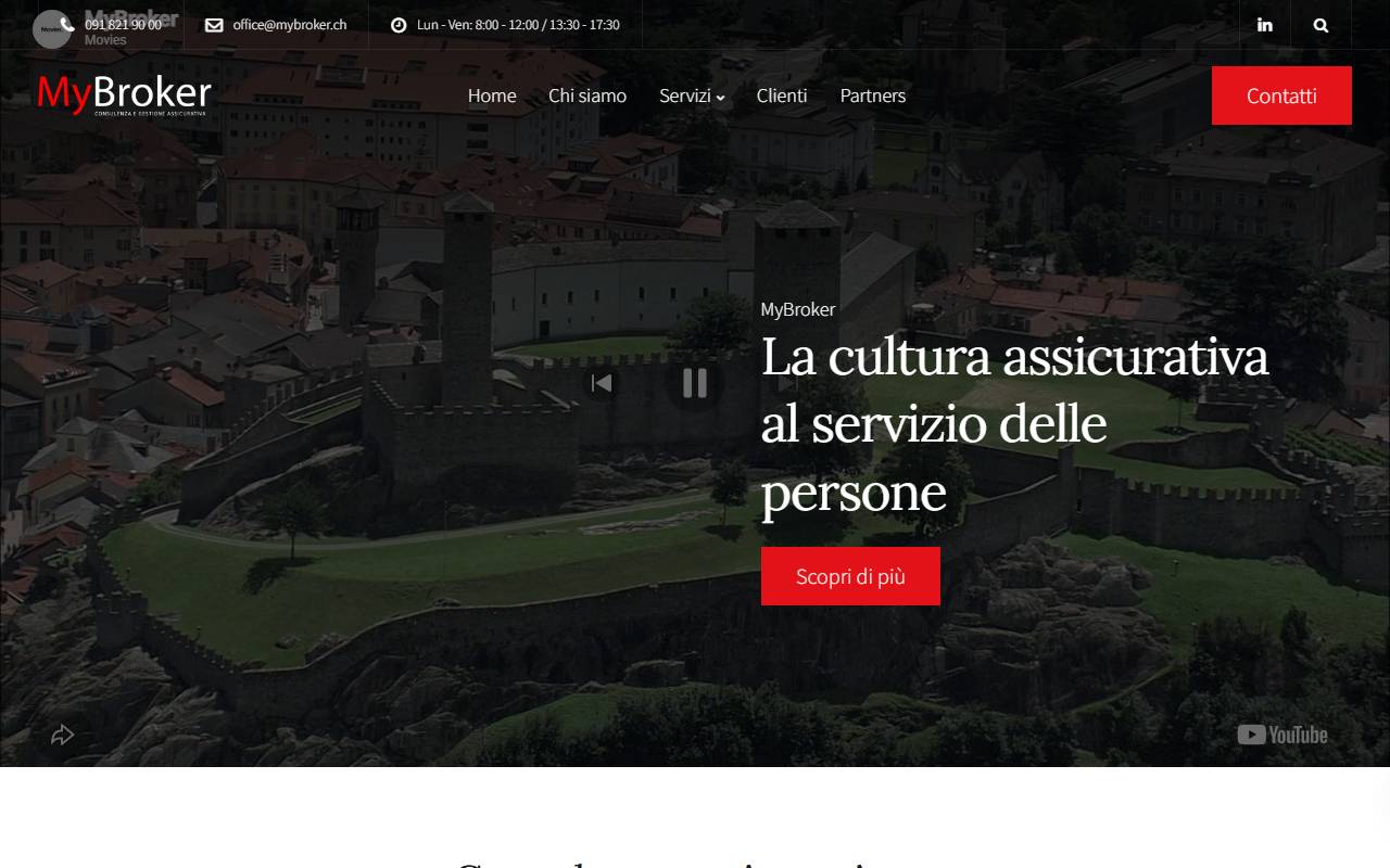 Anteprima del sito: MyBroker SA