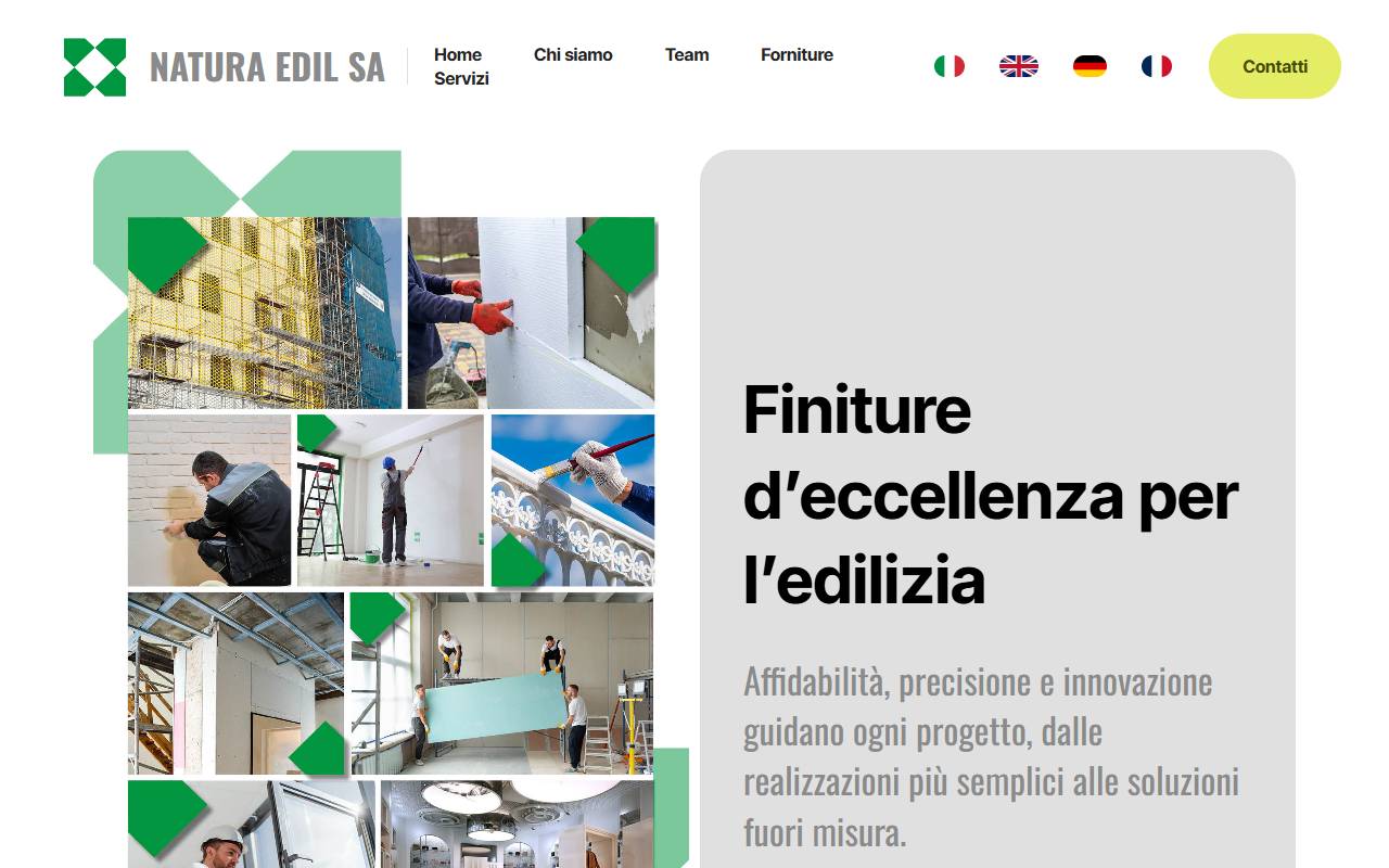 Anteprima del sito: NATURA EDIL SA