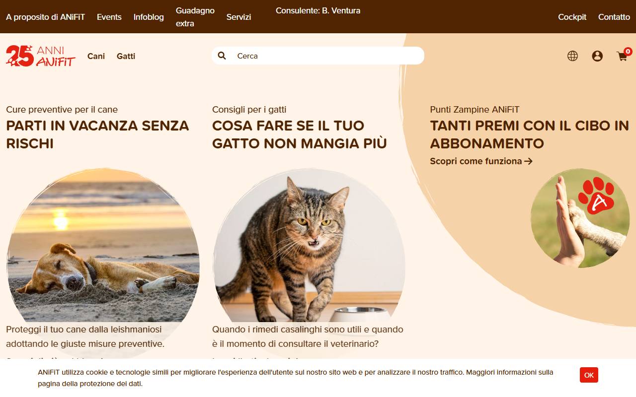 Anteprima del sito: Naturalmentebuono di Barbara Ventura