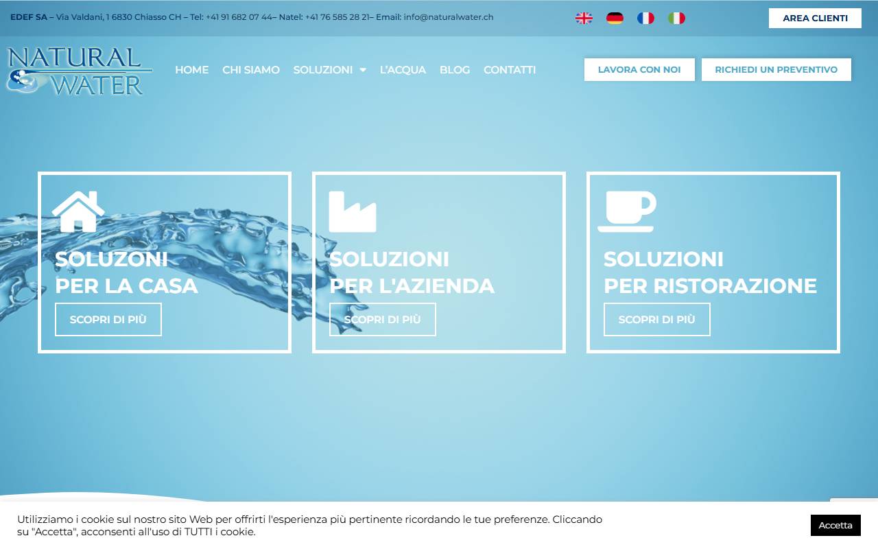 Anteprima del sito: Edef SA