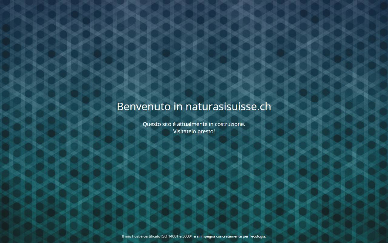 Anteprima del sito: NATURASÌ SUISSE SA