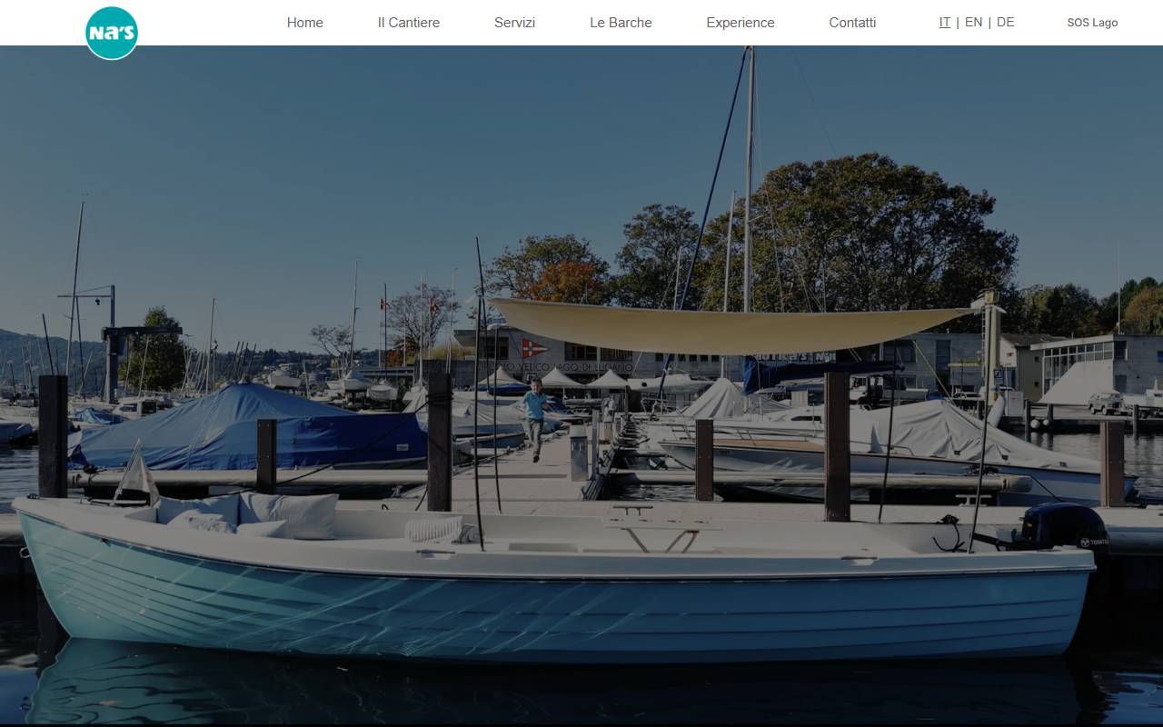 Anteprima del sito: Nautica's Sagl
