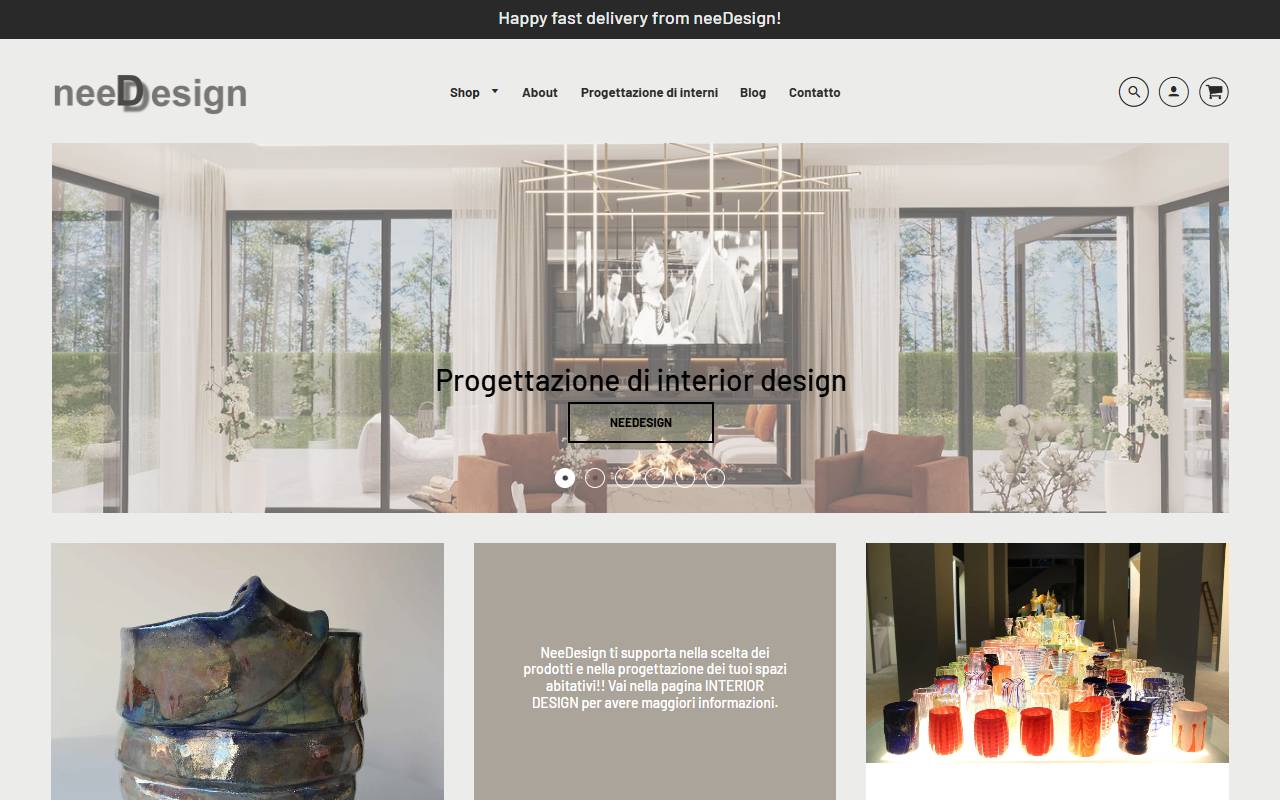 Anteprima del sito: NeeDesign di Micaela Covelli