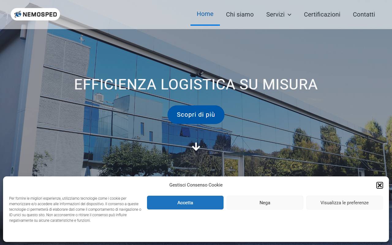 Anteprima del sito: NEMOSPED SA