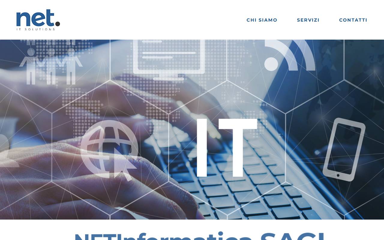 Anteprima del sito: NETInformatica Sagl