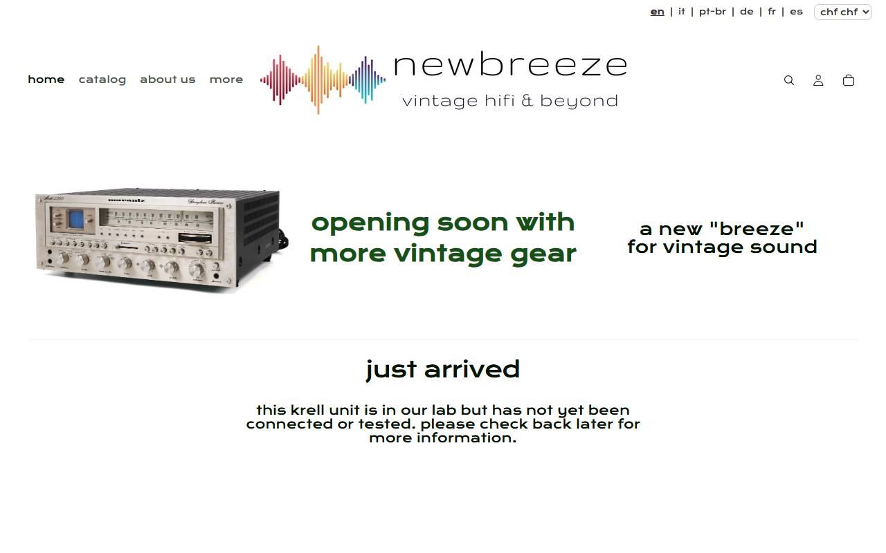 Anteprima del sito: newbreeze di Paolo Sutter
