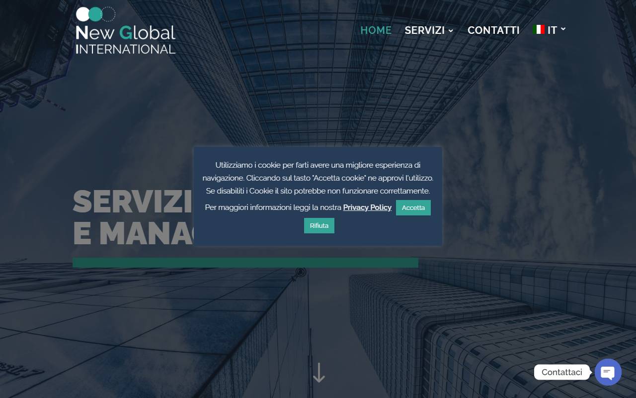 Anteprima del sito: NEW GLOBAL INTERNATIONAL Sagl
