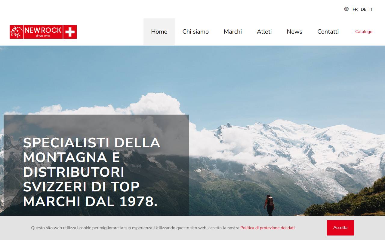 Anteprima del sito: New Rock Import Export SA