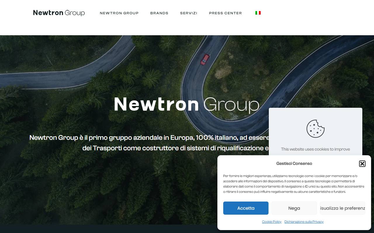 Anteprima del sito: Newtron Group SA
