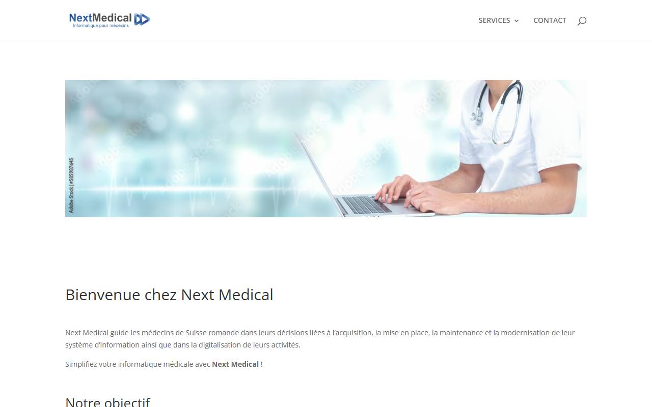 Anteprima del sito: Next Medical SA
