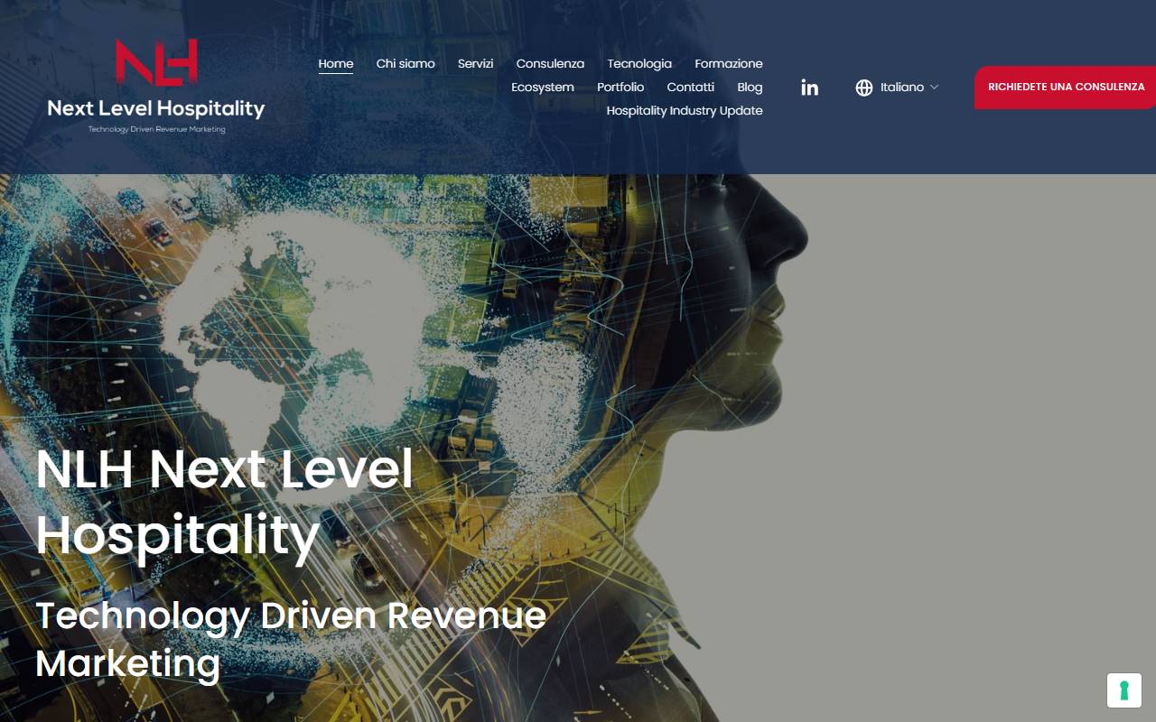 Anteprima del sito: Next Level Hospitality Sagl