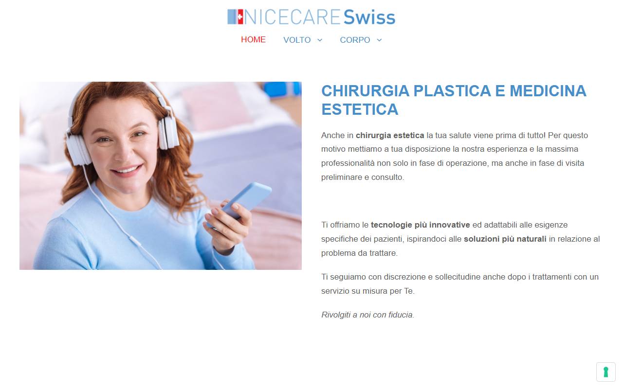 Anteprima del sito: NICECARESWISS Sagl