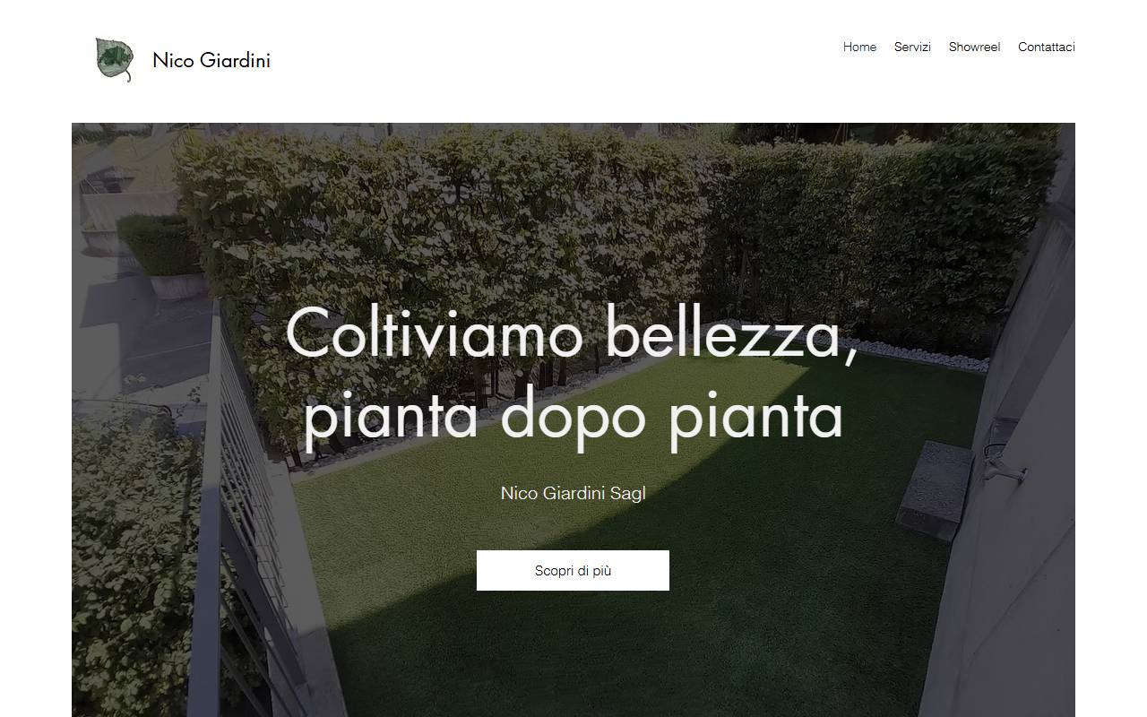 Anteprima del sito: NICO GIARDINI SAGL