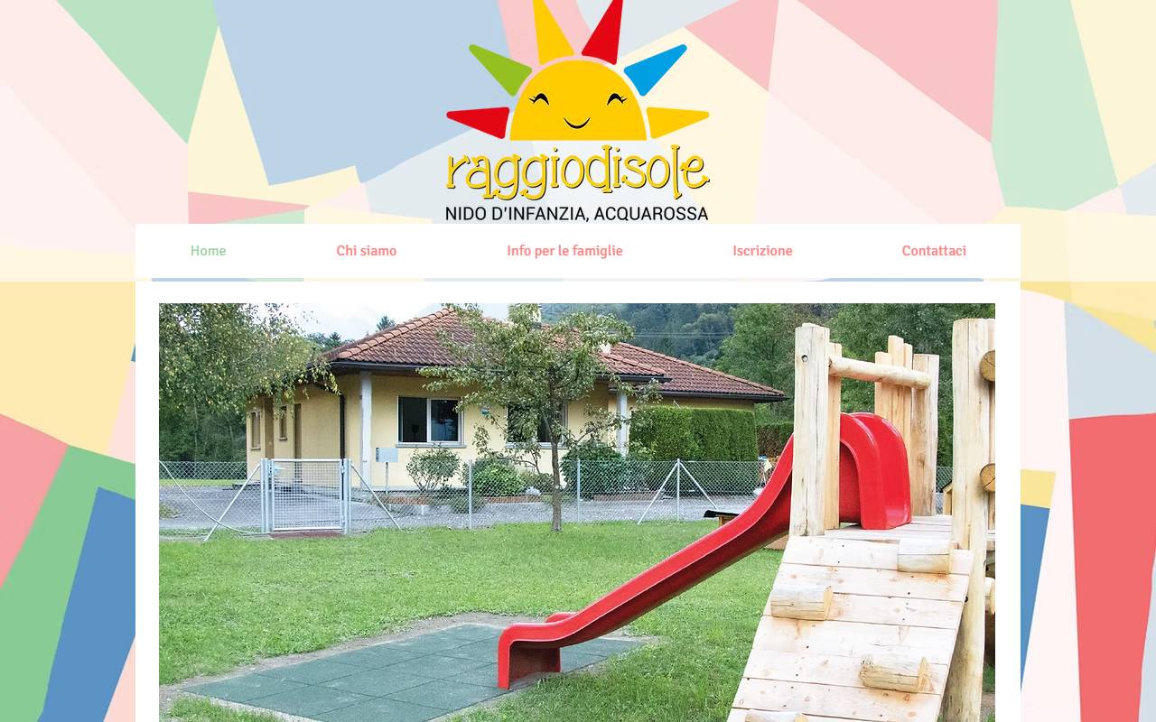 Anteprima del sito: Raggiodisole Nido d'Infanzia