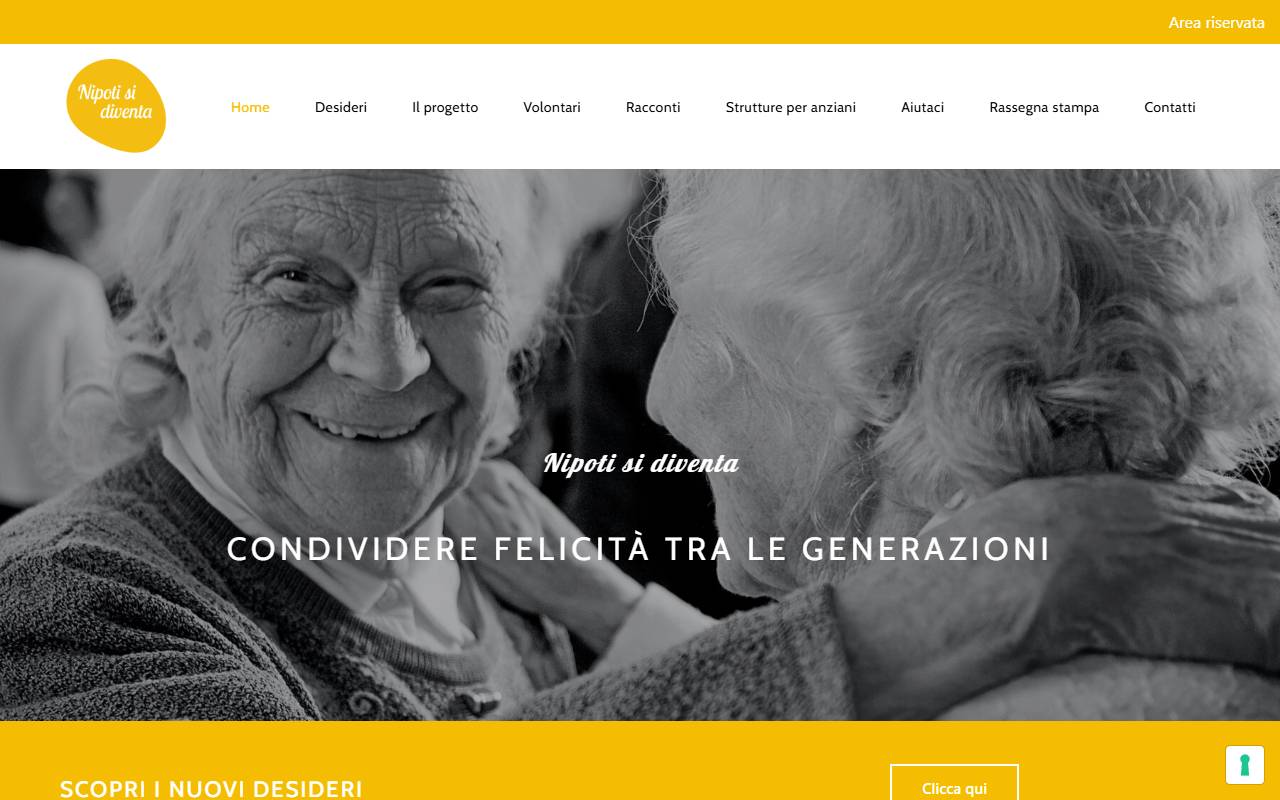 Anteprima del sito: Associazione Nipoti si diventa