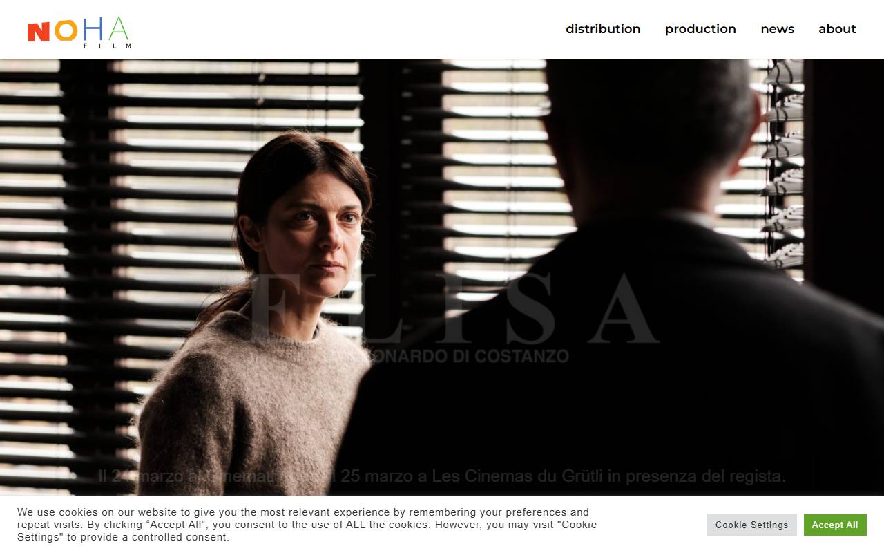 Anteprima del sito: Noha Film Sagl