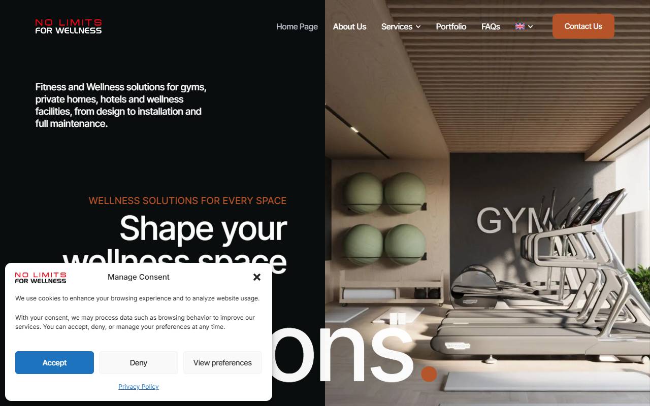 Anteprima del sito: No Limits for Wellness Sagl