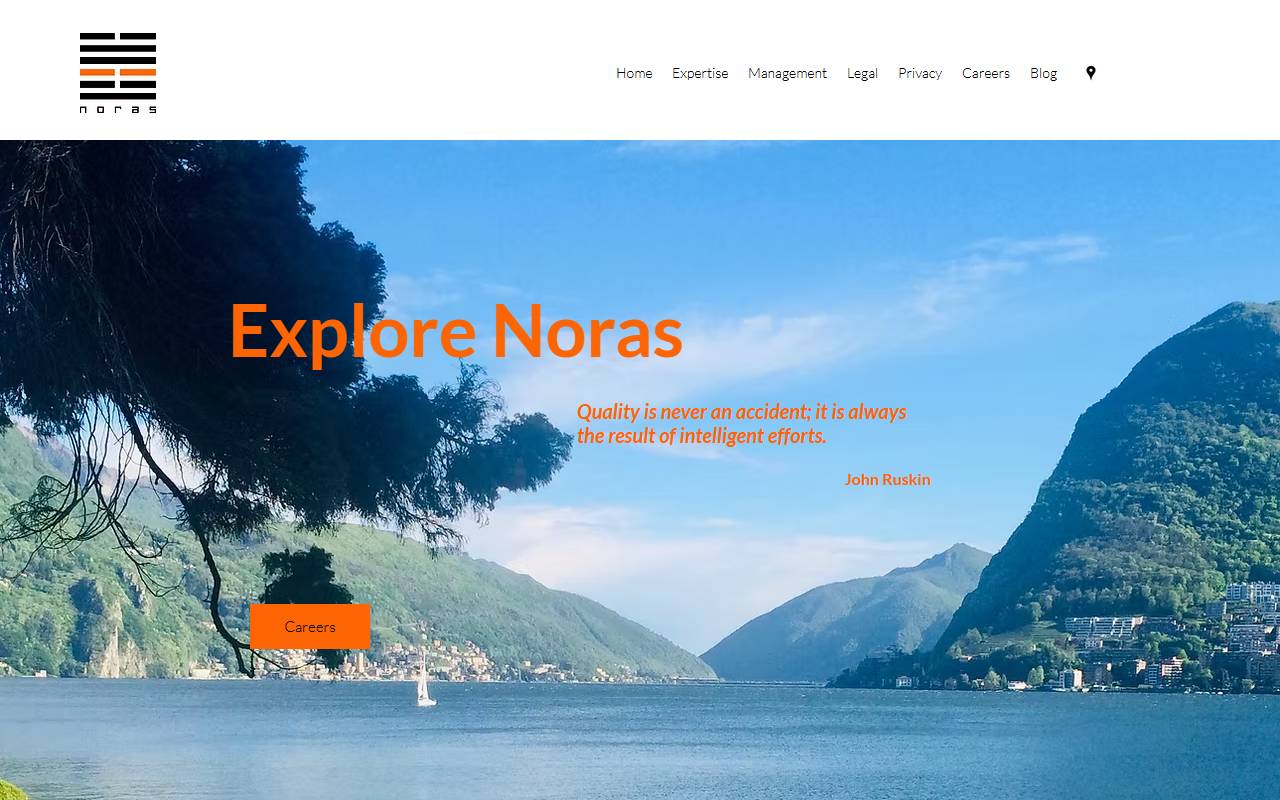 Anteprima del sito: NORAS Sagl
