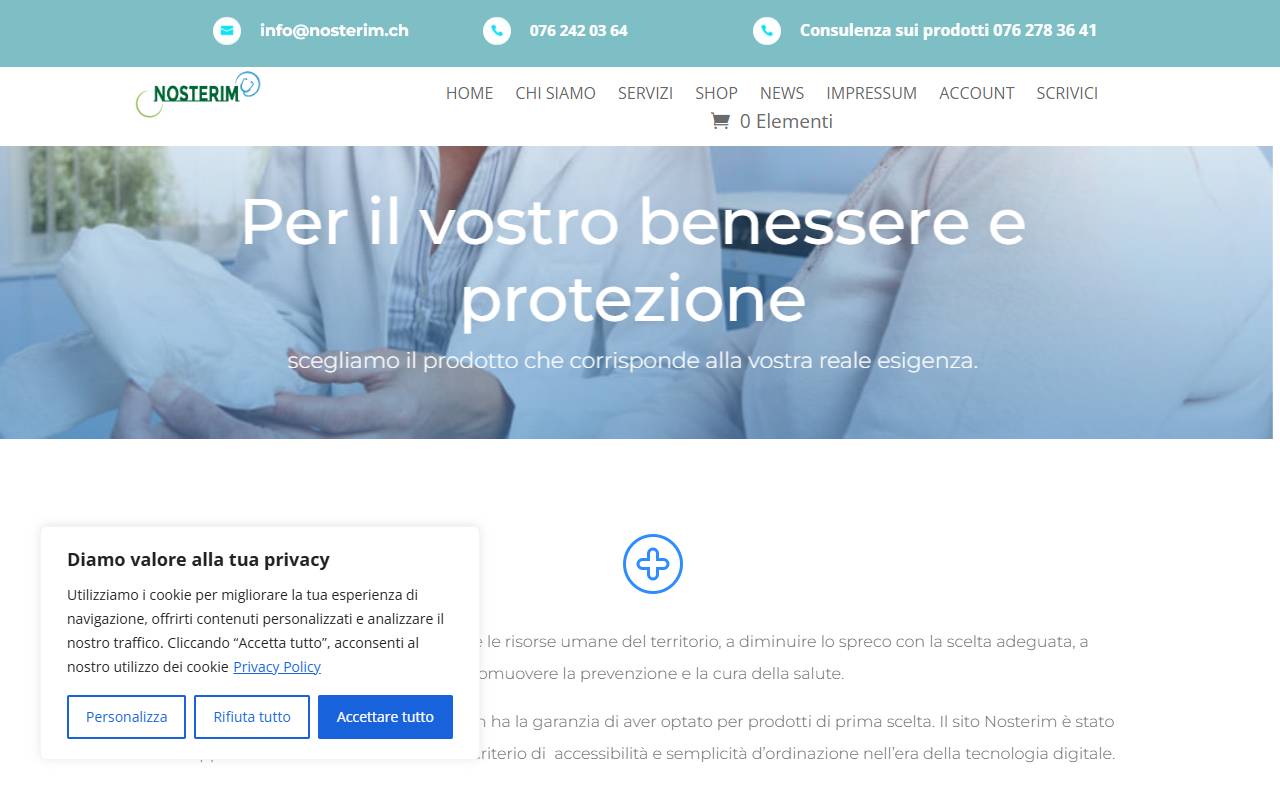 Anteprima del sito: Nosterim Ranisavljevic