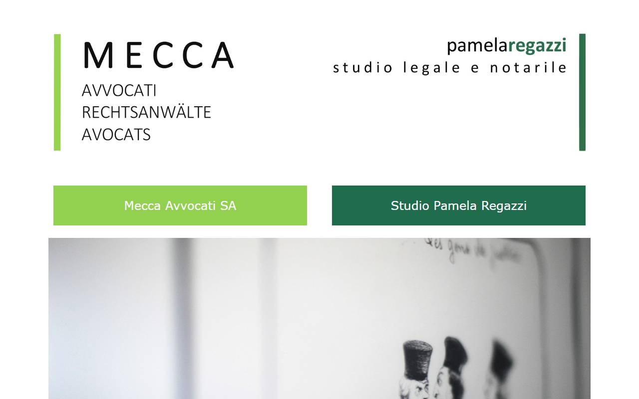 Anteprima del sito: Mecca Avvocati SA