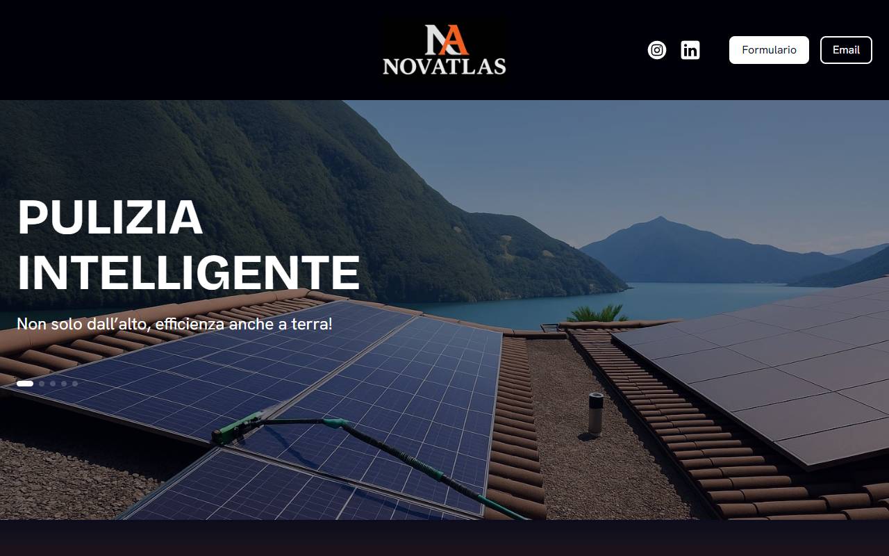 Anteprima del sito: NOVATLAS Sagl