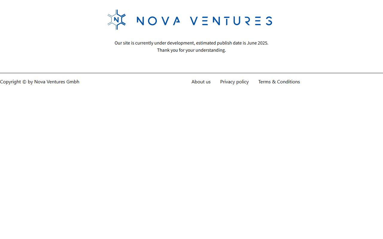 Anteprima del sito: Nova Ventures GmbH