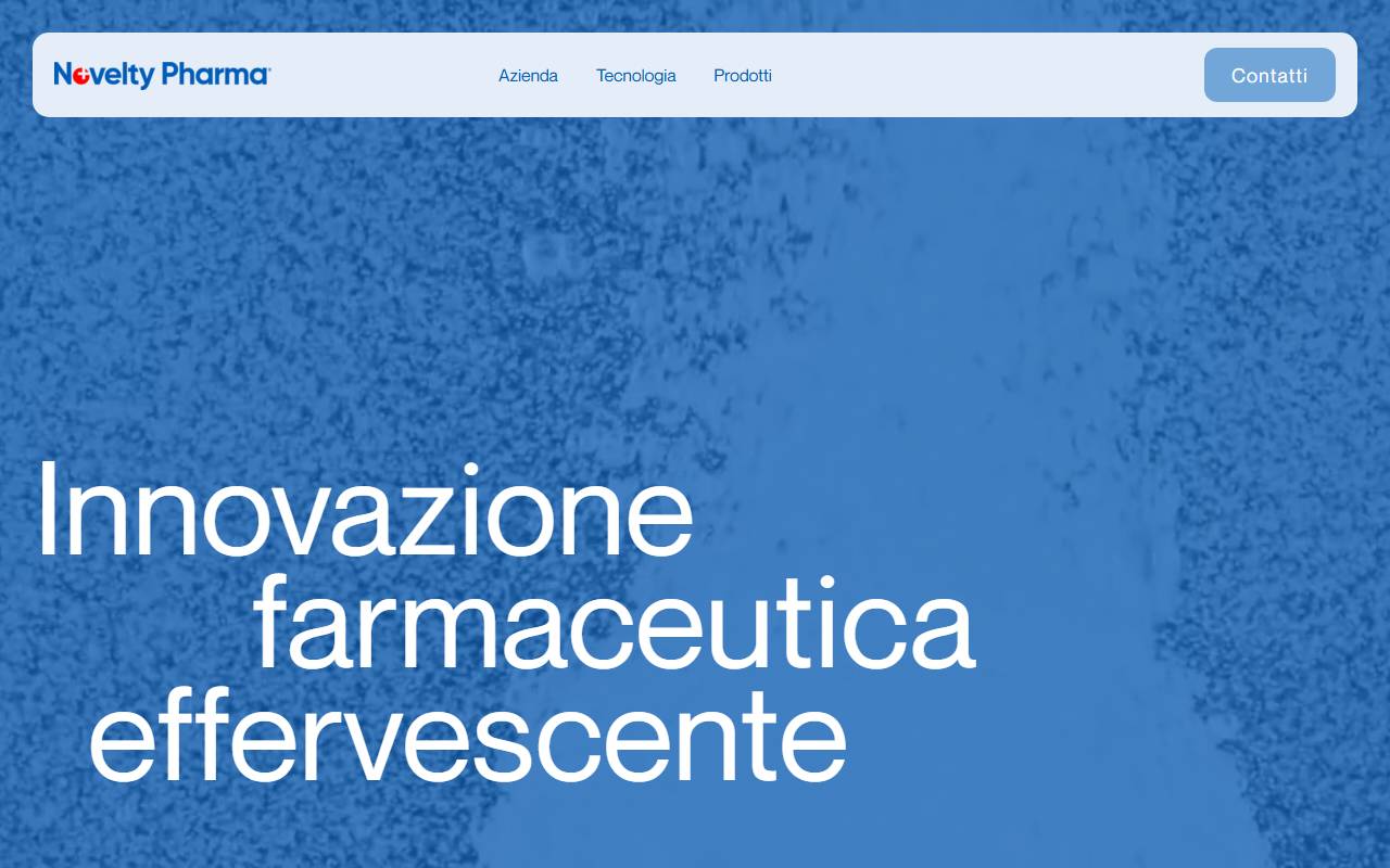 Anteprima del sito: NOVELTY PHARMA GALENICAL DEVELOPMENT AND DOCUMENTATION SA