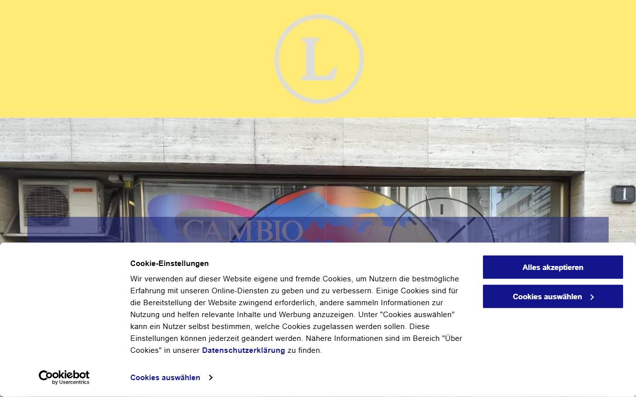 Anteprima del sito: Nuovo Cambio SA