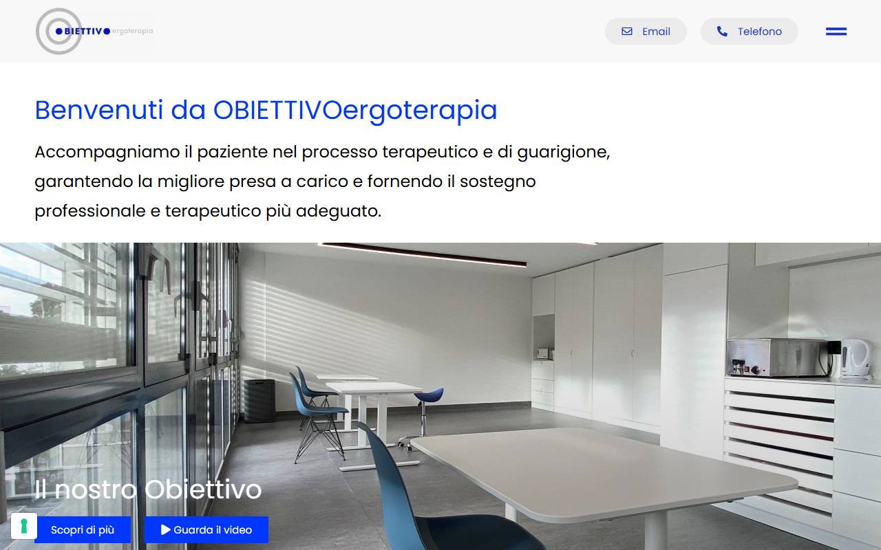 Anteprima del sito: OBIETTIVO ergoterapia Sagl