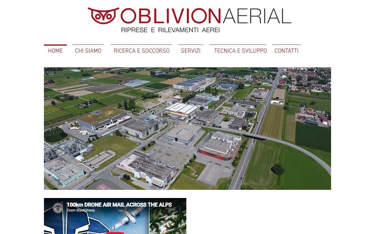 Anteprima del sito: OBLIVION AERIAL SA